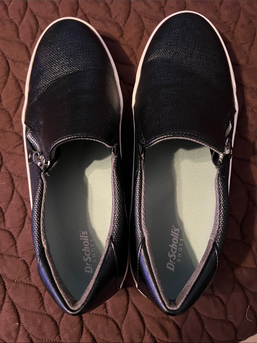 Dr. Scholl's Women’s Black Slip-On Casual Loafers
